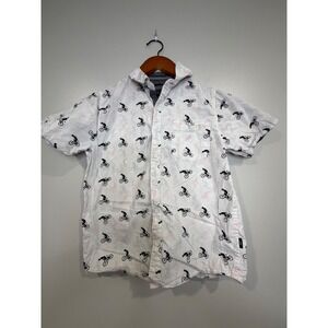 Sunrise Kingdom Boys Button Down Shirt Bicycles Cycling Urban Streetwear‎ Cool